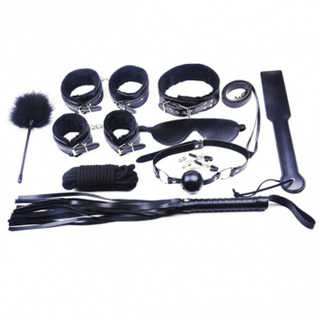 BDSM Starter Set 11-teiliges großes Bondage Kit